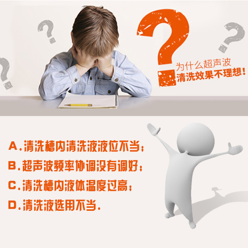 超聲波清洗機(jī)電源開關(guān)打開后指示燈亮但沒有超聲波輸出？